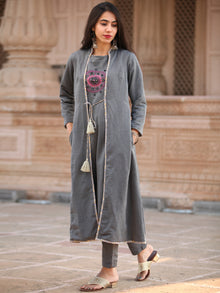 Shishir Prerna - Handloom Woolen Reversible Jacket - KJ04A0004