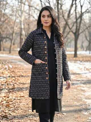 Shishir Bahaar Ajrakh Quilted Reversible Jacket