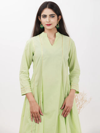 Parv Raima Set Of Kurta Pants Kota Dupatta