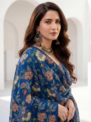 Gazal Sonam Set Of Kurta Pants Dupatta