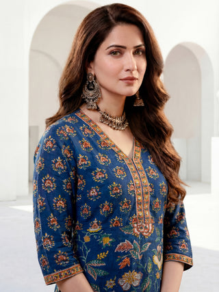 Gazal Sonam Set Of Kurta Pants Dupatta