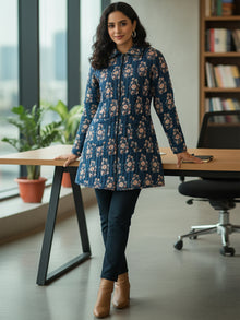 Shishir Madhuri Quilted Reversible Jacket