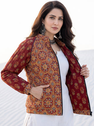 Shishir Kaya Reversible Bomber  Jacket