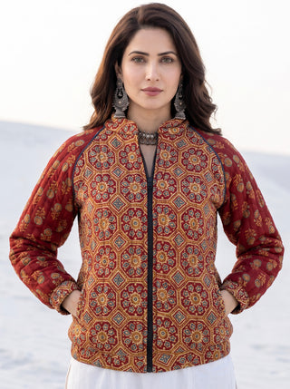 Shishir Kaya Reversible Bomber  Jacket