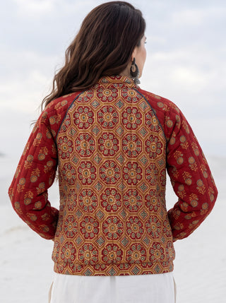 Shishir Kaya Reversible Bomber  Jacket