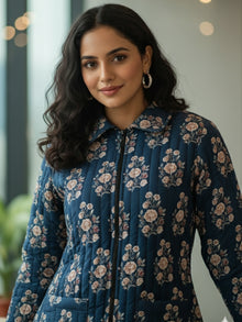 Shishir Madhuri Quilted Reversible Jacket