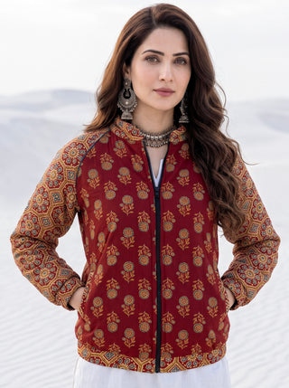 Shishir Kaya Reversible Bomber  Jacket