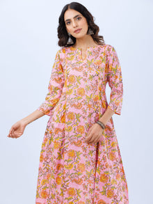 Aina Samah Set Of Kali Kurta Pants Dupatta