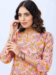 Aina Samah Set Of Kali Kurta Pants Dupatta