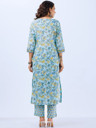 Aina Prerna Set Of Kurta Pants Kota Dupatta