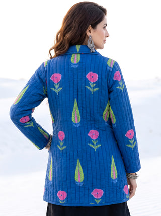 Shishir Ria Ajrakh Quilted Reversible Jacket