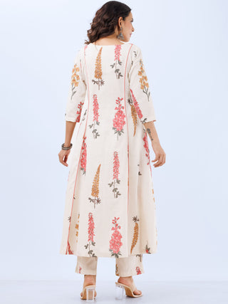 Aina Noor Set Of Kali Kurta Pants Dupatta