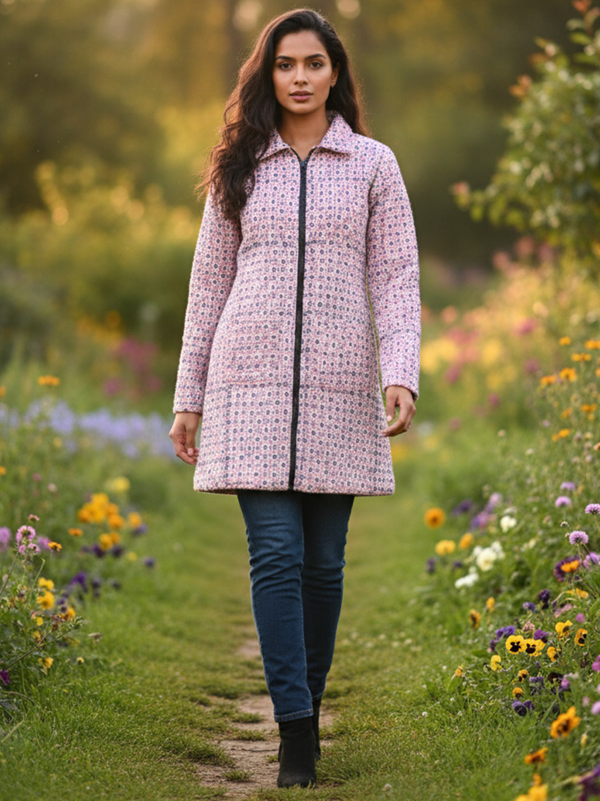 Shishir Tanu Quilted Reversible Jacket