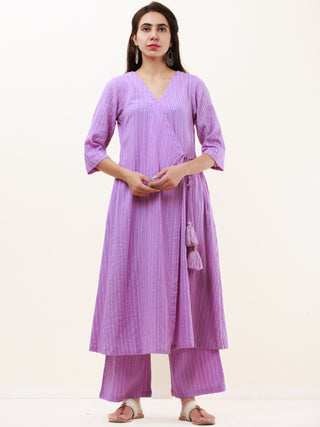 Roz Sonal Set Of Kurta Pants Kota Dupatta