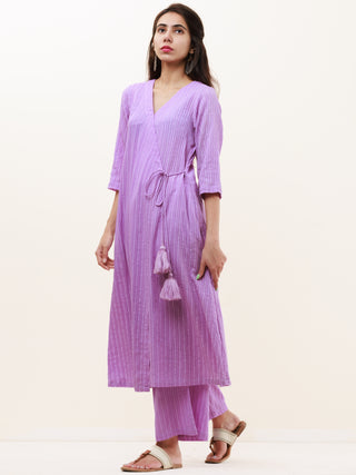 Roz Sonal Set Of Kurta Pants Kota Dupatta