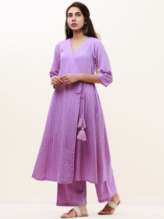 Roz Sonal Set Of Kurta Pants Kota Dupatta