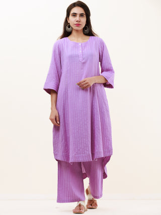 Roz Diya Set Of Kurta Pants Kota Dupatta