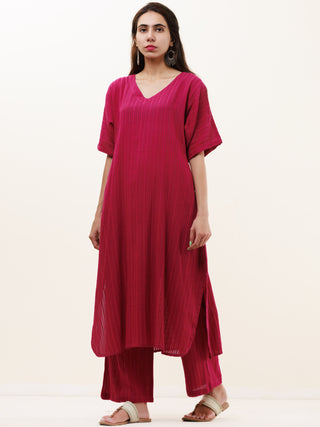 Roz Falak Set Of Kurta Pants Kota Dupatta