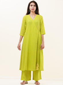 Roz Karuna Set Of Kurta Pants Kota Dupatta