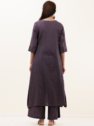 Roz Aanchal Set Of Kurta Pants Kota Dupatta