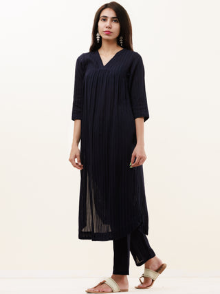 Roz Sunaina Set Of Kurta Pants Kota Dupatta