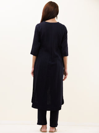 Roz Sunaina Set Of Kurta Pants Kota Dupatta