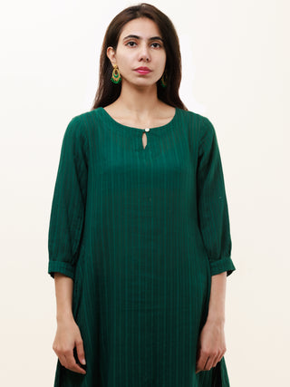 Roz Sharad Set Of Kurta Pants Kota Dupatta