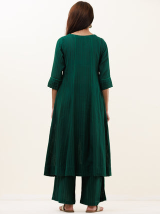 Roz Damini Set Of Kurta Pants Kota Dupatta