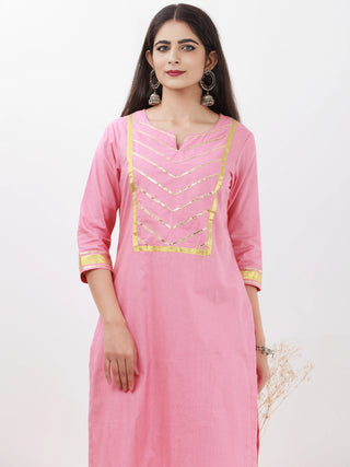 Parv Tamanna Set Of Kurta Pants Kota Dupatta