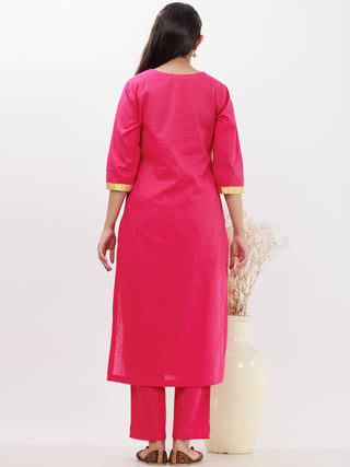 Parv Jiya Set Of Kurta Pants Kota Dupatta