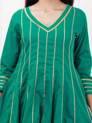 Parv Fiza Set Of Kurta Pants Kota Dupatta