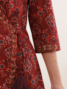 Utsav Ghazal Set Of Angrakha Kurta Pants Dupatta