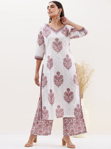 Utsav Meher Set Of Kurta Pants Dupatta