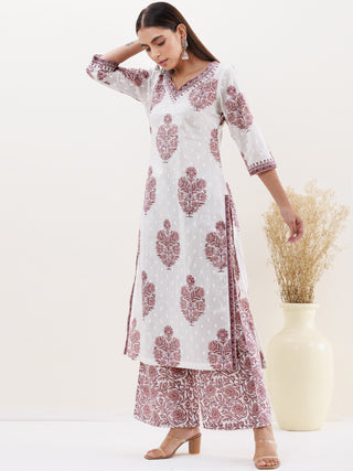 Utsav Meher Set Of Kurta Pants Dupatta