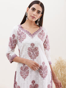 Utsav Meher Set Of Kurta Pants Dupatta