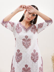 Utsav Meher Set Of Kurta Pants Dupatta