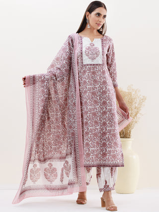 Utsav Tahsin Set Of Kurta Afghani Pants Dupatta
