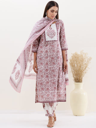 Utsav Tahsin Set Of Kurta Afghani Pants Dupatta