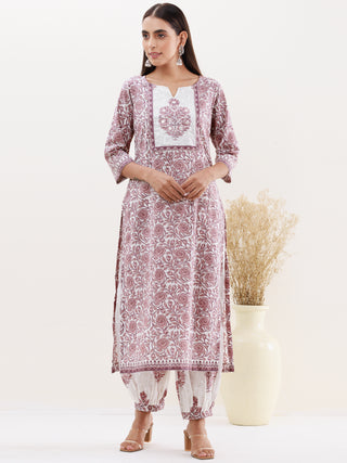 Utsav Tahsin Set Of Kurta Afghani Pants Dupatta