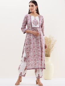Utsav Tahsin Set Of Kurta Afghani Pants Dupatta