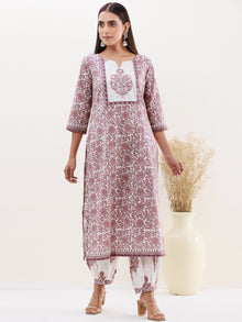 Utsav Tahsin Set Of Kurta Afghani Pants Dupatta