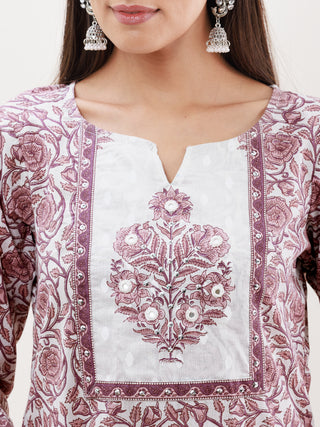 Utsav Tahsin Set Of Kurta Afghani Pants Dupatta