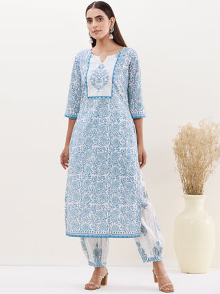 Utsav Nutan Set Of Kurta Afghani Pants Dupatta