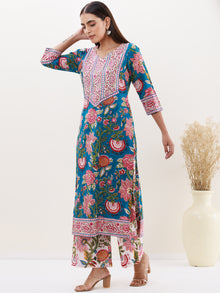 Rozana Fiza Set Of Kurta Palazzo Dupatta