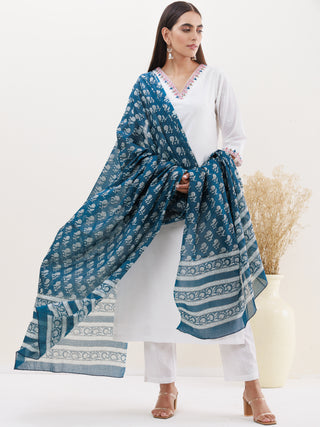 Gulmarg Heena Set Of Kurta Pants Dupatta