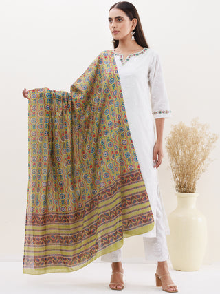 Gulmarg Pari Set Of Kurta Pants Dupatta