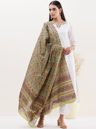 Gulmarg Pari Set Of Kurta Pants Dupatta