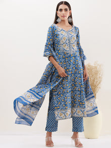 Utsav Raima Set Of Kurta Pants Dupatta