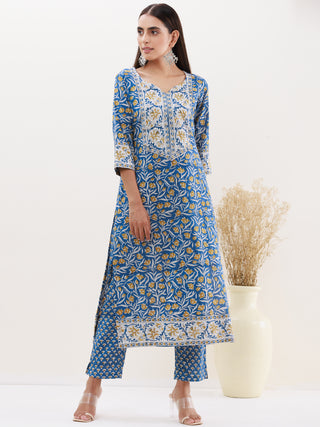 Utsav Raima Set Of Kurta Pants Dupatta