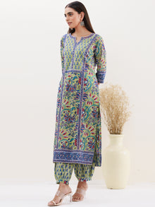 Gazal Fiza Set Of Kurta Afghani Pants Dupatta